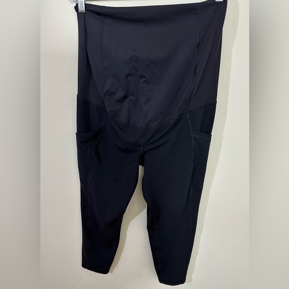 Isabel sz XXL maternity athleisure pant in black Cross over front Hardly worn - Picture 7 of 14